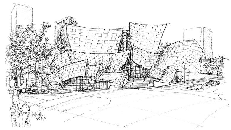 Sketches of Frank Gehry image