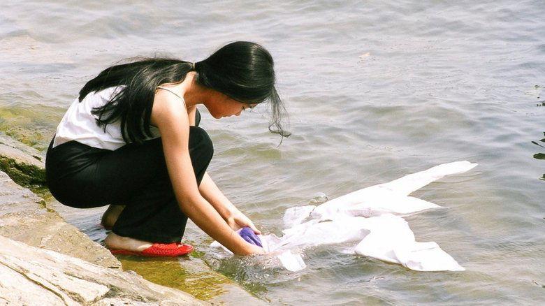 The White Silk Dress image