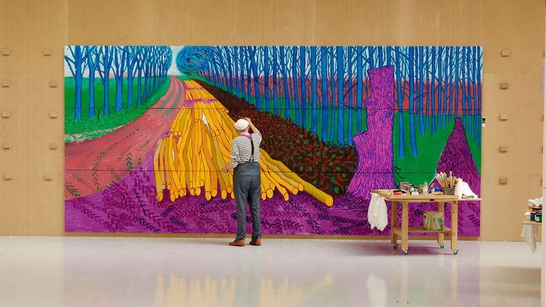 David Hockney at the Royal Academy of Arts image
